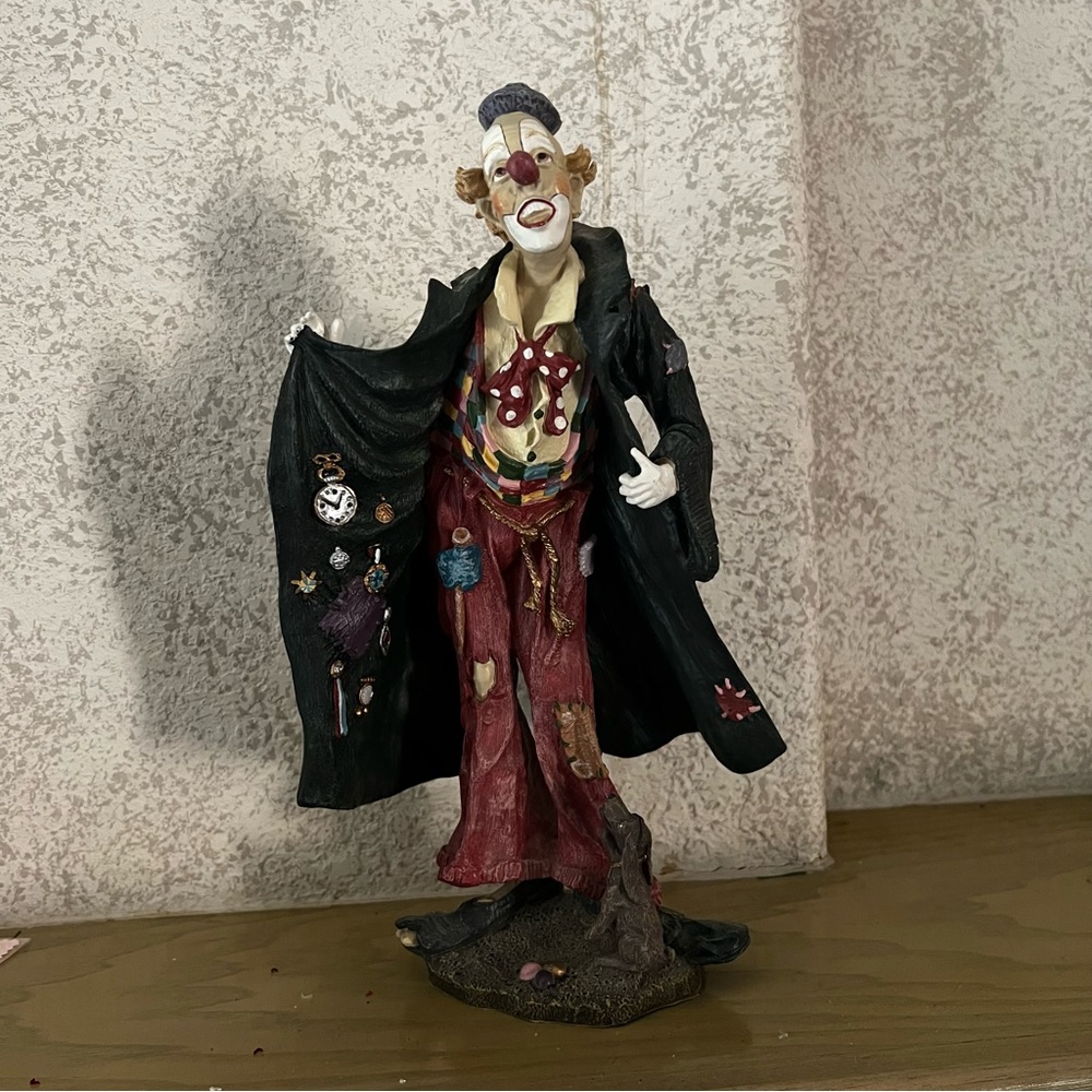 Duncan Royale Collectors Ed History of Clowns American 1986 Clown Figurine